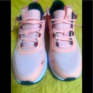 Under Armour - Pink tennis shoes . Like new